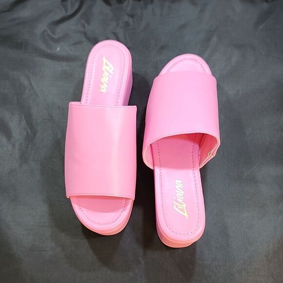 BRAND NEW LILIANA BUDZA-5 CLASSIC NEOPRONE OPEN TOE PLATFORM SANDAL - Picture 4 of 16